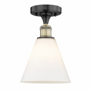 Berkshire - 1 Light Semi-Flush Mount In Industrial Style-10.75 Inches Tall and 8 Inches Wide - 1 of 1