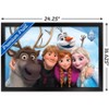 Trends International Disney Frozen - Group 10th Anniversary Framed Wall Poster Prints - 3 of 4
