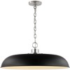 Nuvo Lighting Colony 1 - Light Pendant in  Matte Black/Polished nickel - 4 of 4