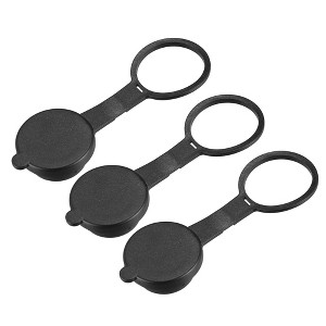 Unique Bargains Universal Dustproof Car Cigarette Lighter Plug Cover Black - 1 of 4
