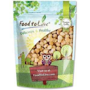 Dry Roasted Macadamia Nuts – Oven Roasted Whole Nuts, Unsalted, No Oil Added, Great Vegan Snack, Keto, Kosher, Bulk. - 1 of 4