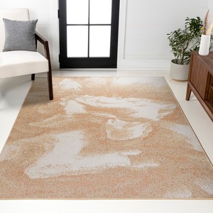 JONATHAN Y Petalo Abstract Two-Tone Modern Area Rug - 1 of 4