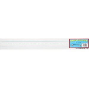 Dowling Magnets Large Magnetic Sentence Strips, 3 x 24 Inches, White, Pack of 10 - 1 of 2