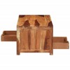 vidaXL Coffee Table 33.1 in.x19.3 in.x15.7 in. Solid Wood Acacia - 3 of 4