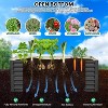 8x4x1 FT Galvanized Raised Garden Bed, Rectangular Metal Planter Box, Outdoor Metal Planter Box for Vegetables, Flowers, Green - 3 of 4