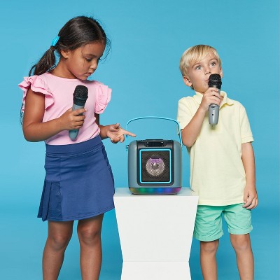 Singing Machine Cube Bluetooth Karaoke System with wireless Microphone