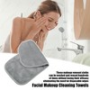 Unique Bargains Reusable Washable Makeup Removal Cleaning Cloth 16''x8'' 2pcs - 2 of 4