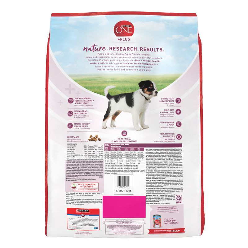 Purina ONE SmartBlend Healthy Puppy with Chicken Flavor Dry Dog Food, 4 of 8