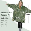 Catalonia Women's Casual Blanket Hoodie Sweatshirt, Cozy Fleece Blanket Pullover Sweater with front Pocket, Clothing Cozy Gift for Wife Woman - 2 of 4