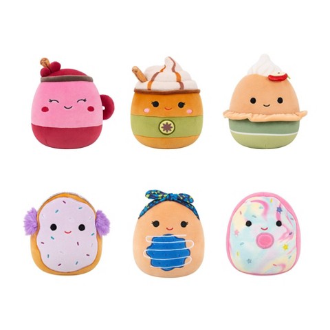 Детские мягкие игрушки Squishmallows 5" Scented Foil Bag Blinds Stuffed Animal: Polyester Fantasy Toy, Non-Animal Design