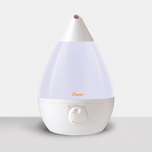 Crane Drop Ultrasonic Cool Mist Humidifier - White : Target