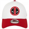 Adult Deadpool Logo Home Colors New Era 39Thirty Fitted Hat - 2 of 4