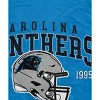 NFL Carolina Panthers Vintage Arch Block Ultra Soft Blanket - 2 of 2