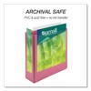 Samsill Earth's Choice Plant-Based Economy Round Ring View Binders, 3 Rings, 3" Capacity, 11 x 8.5, Pink, 2/Pack - 3 of 4