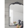 VYNXARIA Decorative Wall Mirrors - 24x36 Inch Black Baroque Inspired Mirror for Bathroom and Entryway - 4 of 4