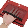 Unique Bargains Pencil Case for 3 Ring Binder Double Layer Smooth Zipper for Folders - 3 of 4