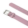 CTM Kid's Leather Two Hole Jean Belt (Pack of 2 Colors) - 3 of 4