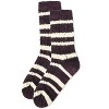 Memoi Stripe Shade Legion Chunky Knit Boot Sock - 3 of 4