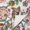 Ellis Curtain Wynette Lined 3" Rod Pocket Curtain Panel Pair with Tiebacks Multicolor - image 4 of 4