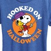 Women's - Peanuts - Hooked On Halloween Short Sleeve Graphic T-Shirt - 2 of 4