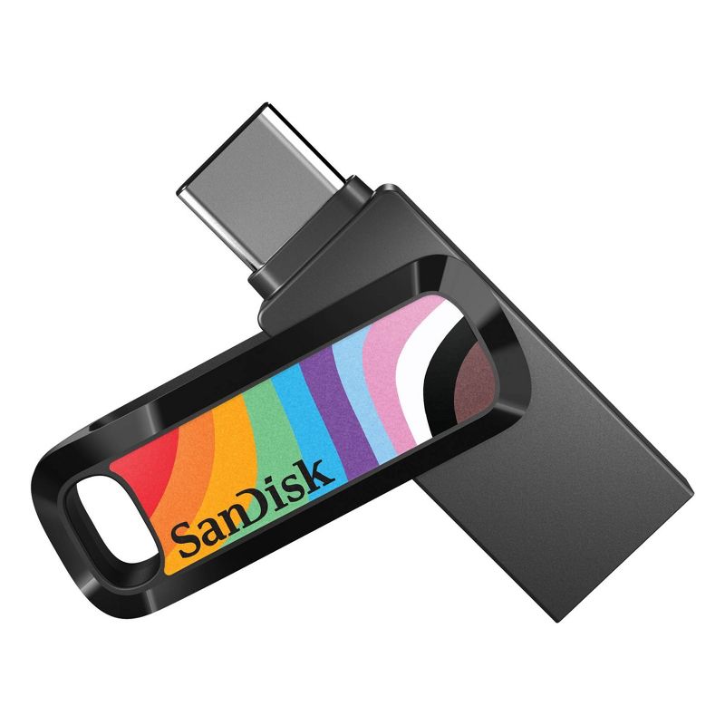SanDisk Pride Dual Drive 128GB USB Type-C Flash Drive, 4 of 5