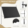 PAGED Retractable Awning Non-Screw Outdoor Sun Shade Multi-angle Adjustable Awnings UV and Water Protection for Patio, Backyard - 2 of 4