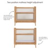 BreathableBaby Breathable Mesh 2-in-1 Mini Crib, Beech, Greenguard Gold Certified - 4 of 4