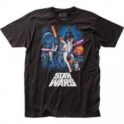 Mens Star Wars A New Hope Movie Poster T-Shirt