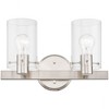 Livex Lighting Munich 2 - Light Vanity in  Brushed Nickel - 4 of 4