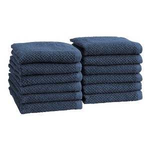 Cotton Quick Dry Textured Bath Towel - Great Bay Home - 1 of 4