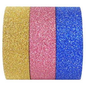 Wrapables Glamorous Glitter Japanese Washi Masking Tape (Set of 3) - 1 of 3