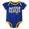 NHL Buffalo Sabres Infant Girls' 3pk Bodysuits - 4 of 4