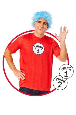 Dr. Seuss Thing 1 & 2 Men's Adult Costume Kit