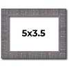 PosterPalooza | Photo Size Textured Grey Picture Frame - UV Acrylic, Foam Board Backing, Hanging Hardware - 2 of 4