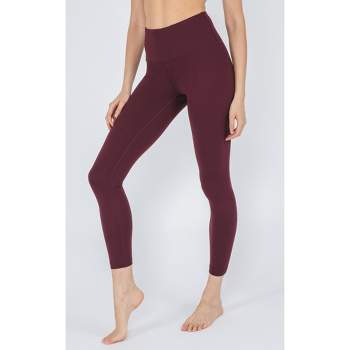 Yogalicious Lux High Waist Elastic Free Ankle Legging, Cinnabar, X-Small :  : Clothing, Shoes & Accessories