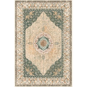 Coolmee Washable Area Rug for Living Room Boho Rugs Non-Slip Thin Vintage Throw Carpet for Bedroom Office Dining Room Kitchen Home - 1 of 3