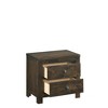New Classic Furniture Blue Ridge Solid Wood Bedroom Nightstand in Rustic Gray - 2 of 4