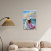 Art Remedy Girl and Her Best Friend Colorful Coastal Wall Art Framed - 2 of 4