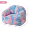 Bean Bag Chair Foam Filled Soft Fluffy Sofa Chair, Adults Beanbag Sofa Couch, Fun Colors Indoor Lazy Sofa for Lounging Reading Gaming - 2 of 4