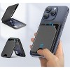Nakedcellphone Flip Wallet RFID Credit Card ID Holder and Stand for iPhone (Compatible with MagSafe Case) - Holds 5 Cards - 2 of 4