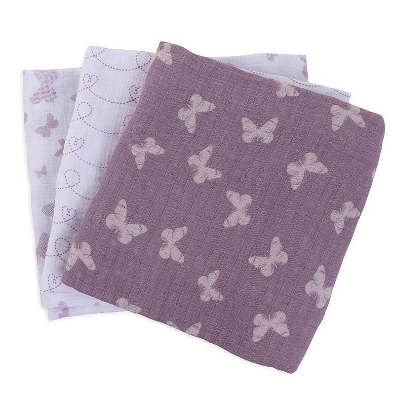 Ely's & Co. Cotton Muslin Swaddle Blanket  3 Pack, 5 of 6