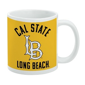California State University Long Beach Dirtbags logo Ceramic Coffee Mug Novelty Gift Mugs for Coffee Tea and Hot Drinks 11oz White - 1 of 4