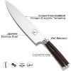 imarku Chef Knife - 8 Inch Home Essentials Sharp Kitchen knife HC Steel Japanese Knife Paring knife, Birthday Gifts for Women/Men, Gifts for Mom/Dad - 2 of 4