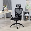 NicBex Adjustable Office Chair Modern Tiltable Ergonomic Chair Computer Chair with Headrest, Arms and Breathable Mesh for Office, Study - 2 of 4