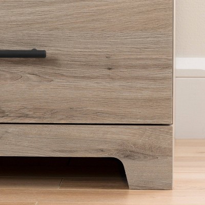 Rustic Oak Double Dresser with Extra Deep Drawers