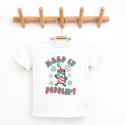 The Juniper Shop Keep It Poppin' Firework Toddler Short Sleeve Tee