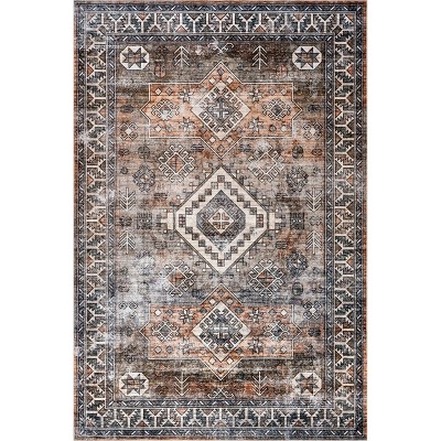 nuLOOM Layana SplashGuard Waterproof Machine Washable Area Rug