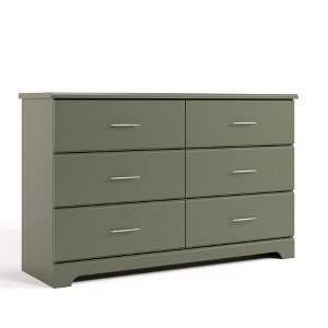 Storkcraft Brookside 6-Drawer Double Dresser Olive - 1 of 4