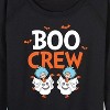 Women's - Dr. Seuss - Boo Crew Thing 1 and Thing 2 Lightweight French Terry Wide Neck Long Sleeve Graphic Shirt - 2 of 4