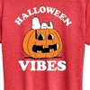 Women's - Peanuts - Halloween Vibes Short Sleeve Graphic T-Shirt - 2 of 4